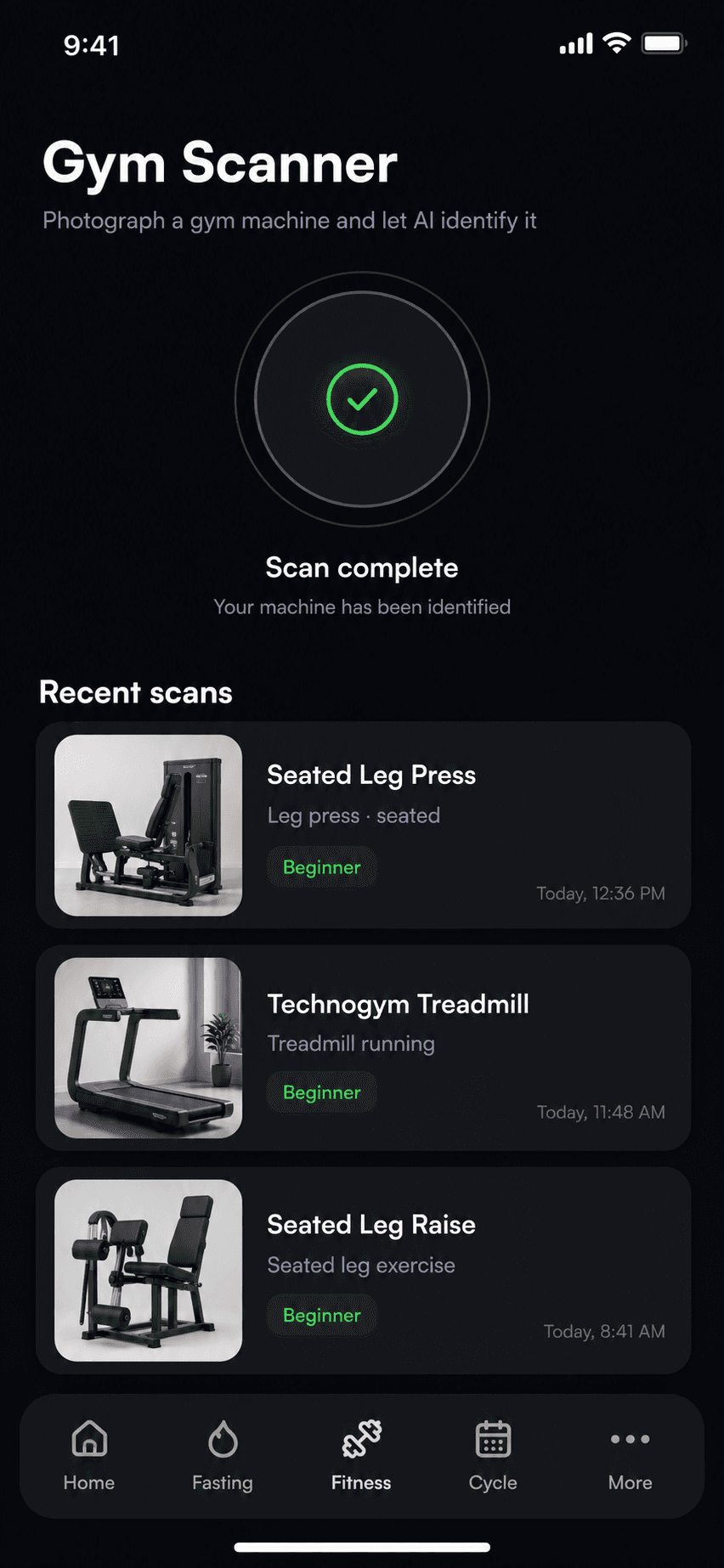 Gym Scanner
